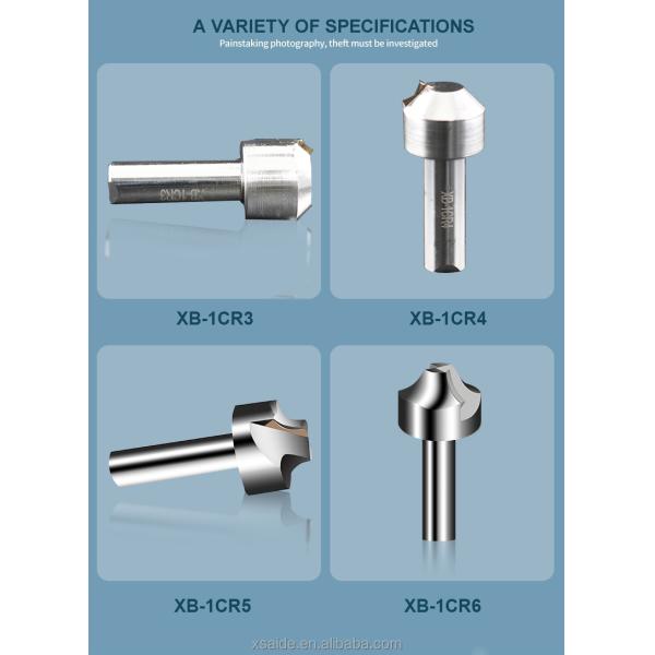 Factory Supply High Quality Acrylic Trimming Machine Special Cnc Single Crystal Diamond Chamfering Milling Tool For Acrylic/PS