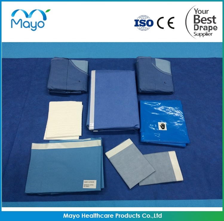 PP PE Lithotomy Drape Set Disposable Surgical Packs Abdominal Drape