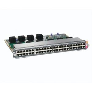 China PoE Ready 10/100 Cisco 4500 10gb Line Card , WS-X4648-RJ45V+E Switch Line Card on sale
