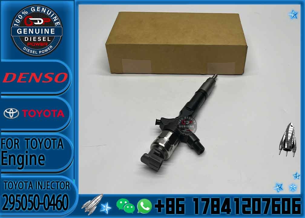 Common Rail Fuel Injector 23670-30400 295050-0460 For Toyota Hilux 1KD