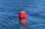 Military Inflatable Swim Buoys Gunnery Practice Square Shaped Red Color