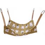 Pet Summer Cotton Linen Cat Hammock Stand Breathable Cage Cat Swing Nest