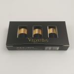 Custom Logo Gold Foil UV Printed Rectangular Tube Cardboard Cosmetic Paper