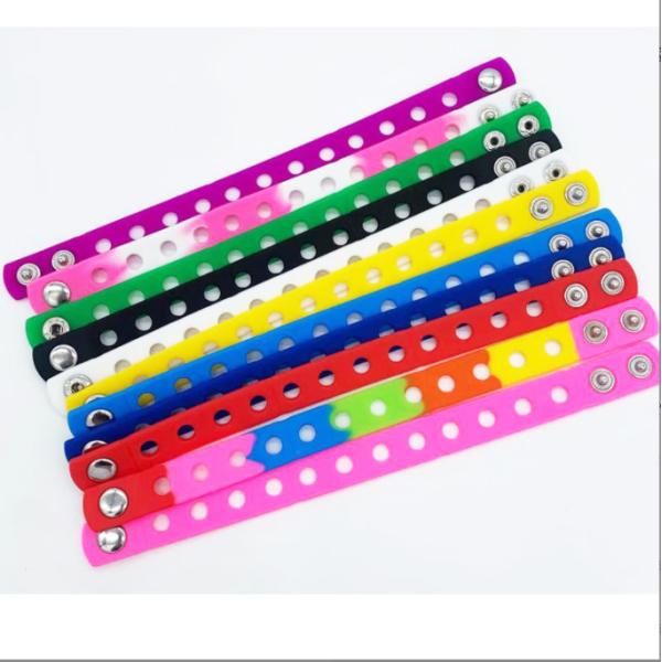Silk Screen Printing Custom Logo Scented Silicone Bracelet for Other Activities Usage
