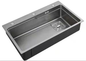 Wholesale Rectangular Stylish 100% Handmade Stainless Steel Sink Topmount from china suppliers