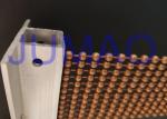 Round Stainless Steel Ball Chain Curtain Fashionable Electroplating For Office