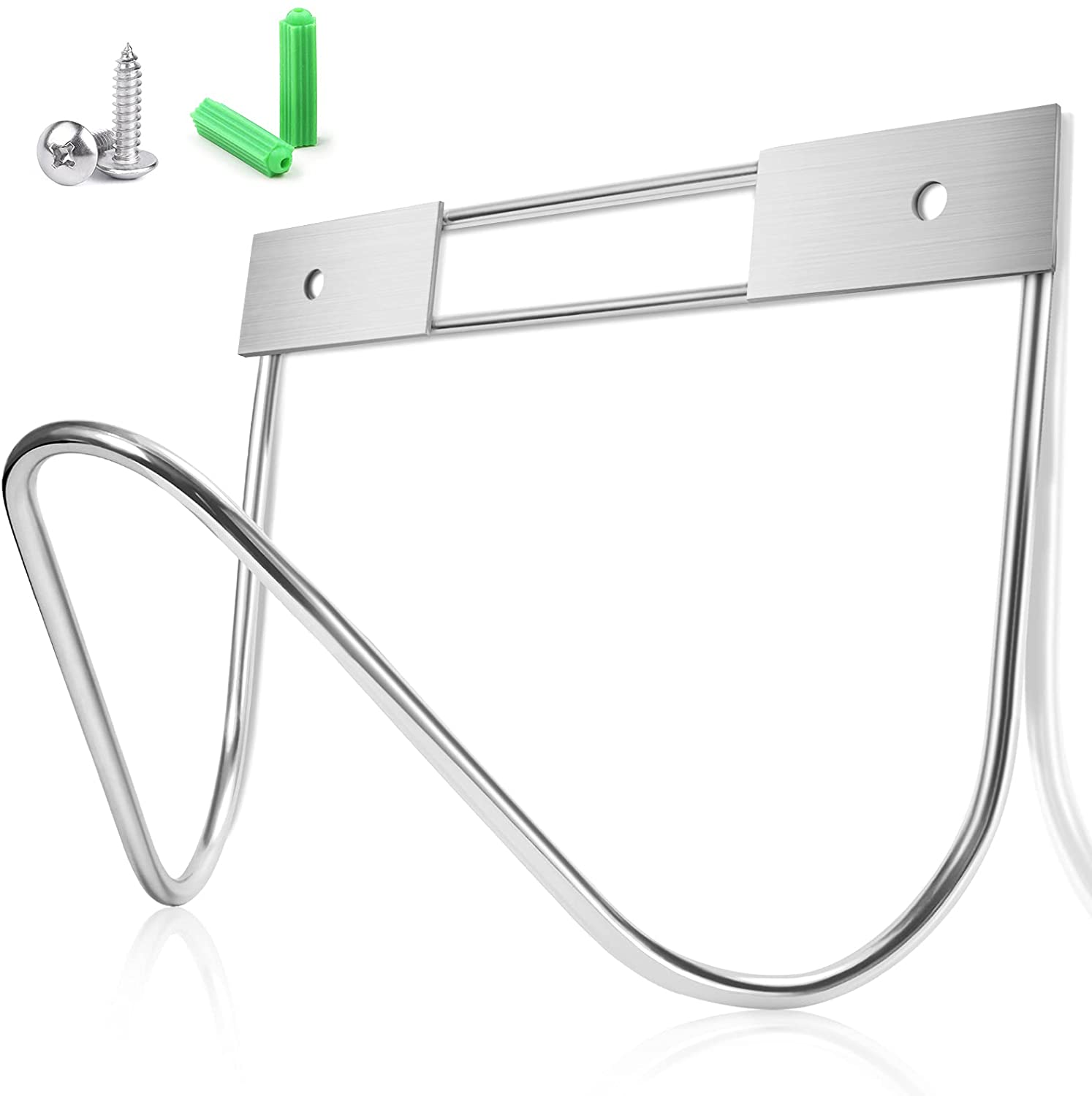 Customized Logo Size Metal Fabrication Wall Mount Water Hose Holder for 5/8-inch Hose