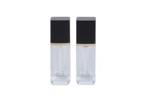 Wholesale 20ml Square Glass Cosmetic Pump Bottle Foundation Primer Makeup Base from china suppliers