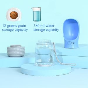 Wholesale Disassembled Portable Pet Dog Water Bottle 380ml 2 In 1 Pet Water Bowl Dispenser from china suppliers