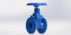 China Both Side Sealing Non Rising Stem Gate Valve , Resilient Seated Screwed Gate Valve on sale