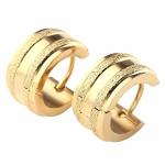 18G Stainless Steel Small Hoop Huggie Hinge Stud Earrings Silver Black Blue Gold