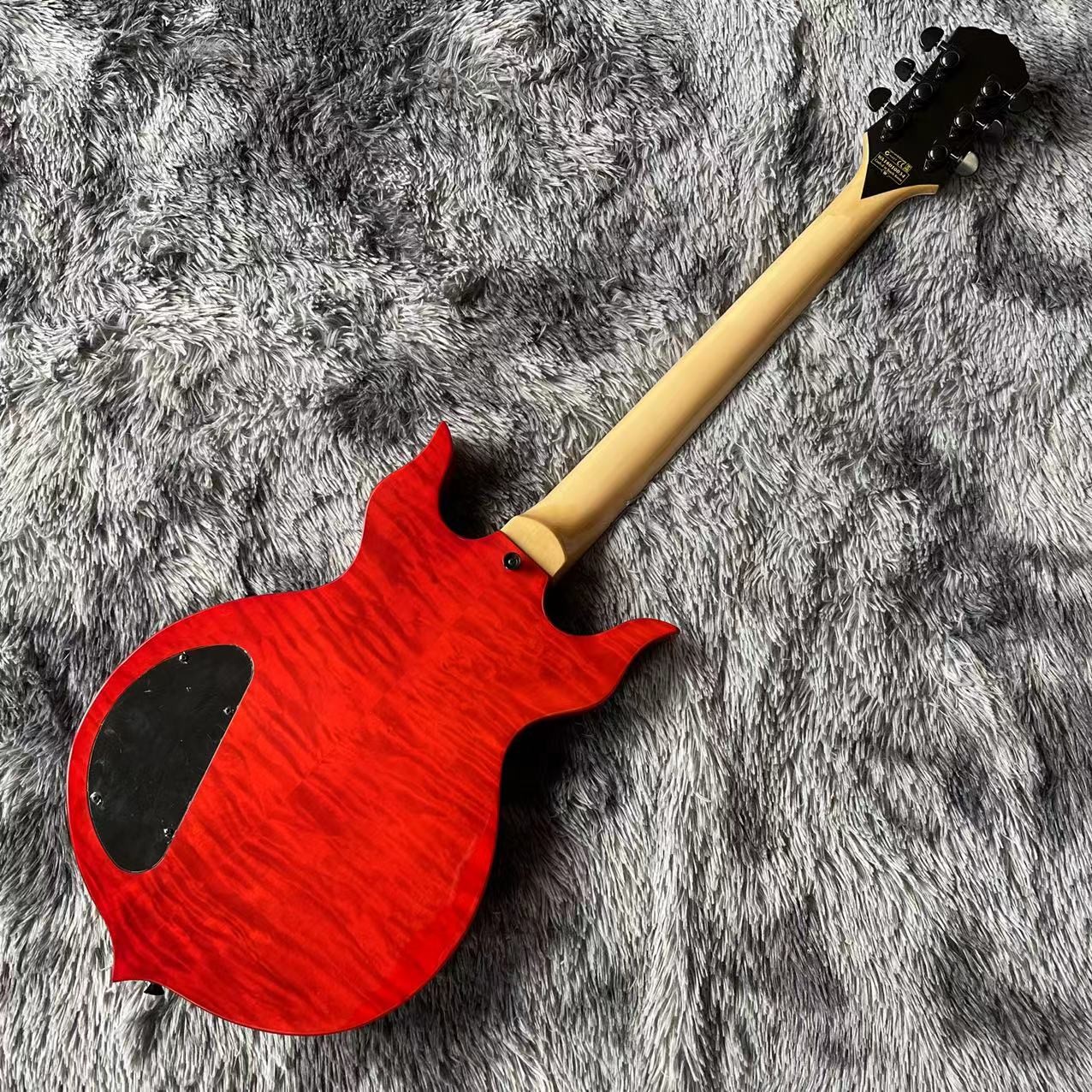 Custom Zakk Wylde Audio in Kinds Color Electric Guitar with Bound Ebony Fretboard Block Inlays