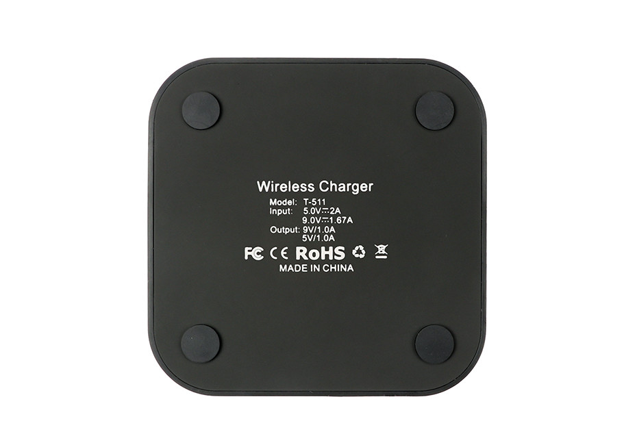 Quick Charge Portable Wireless Charging Pad Qi Certified For Mobile Phone