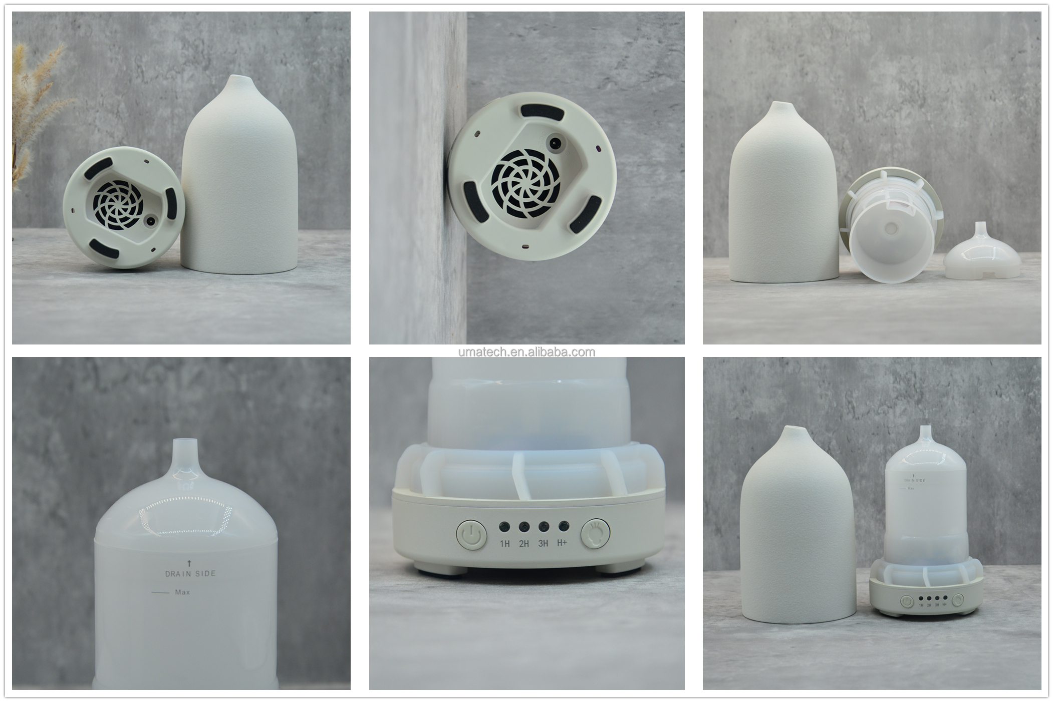 2021 Best Seller 100ml Ultrasonic Stone Ceramic Aroma Diffuser with Timing Function