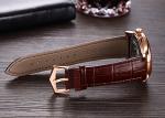 316L Case Genuine Leather Strap Automatic Wristband Watch Waterproof