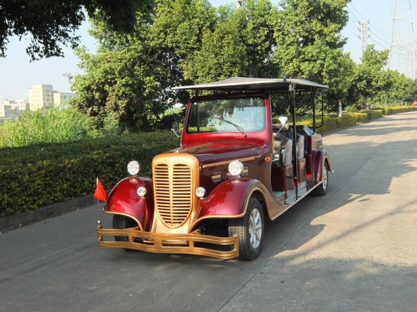 Real Estate Used Electric Vintage Cars Red Royal Buggy 11 Seats Passenger Golf