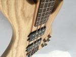 professional active electric bass guitar neck through body bass guitar with