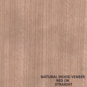 Wholesale Quarter Cut Straight Grain Red Oak Wood Veneer 0.5mm For Furniture Face And Door from china suppliers
