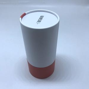 Wholesale White Kraft Paper Tube Packaging Eco friendly Gift Red Cosmetic UV Coating from china suppliers