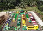 Commercial Grade Fire Resistant PVC 5km Obstacle 5k Inflatable Run For Kids