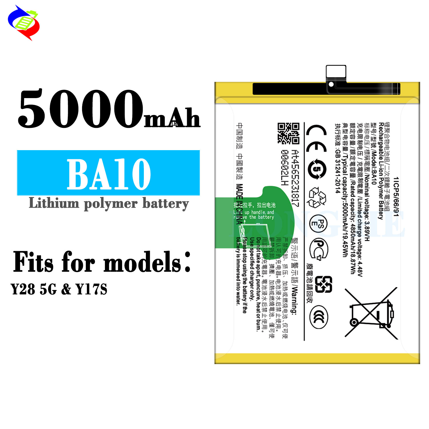 Original Replacement BA10 Li-ion Battery for VIVO Y28 Mobile Phone 100% Compatible