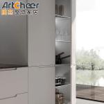 Kitchen Furniture Cabinet Set with Island Table and Hinge Accessories in Modern