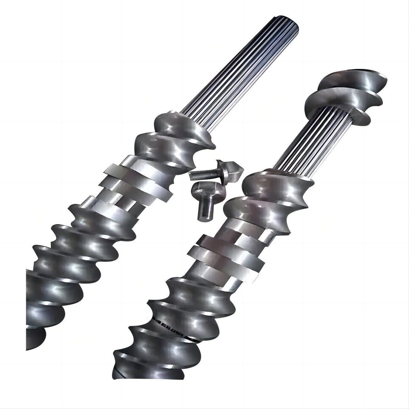 Parallel Twin Screw Extruder Essential Component Customized 12mm Screw Diameter Elements
