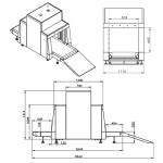 Mobile Waterproof Uvss Under Vehicle Inspection System Dynamic Imaging
