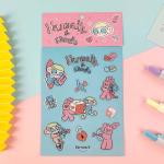 Promotional Gifts Cartoon Animated Stickers Glossy PET PVC Vinyl Sticker