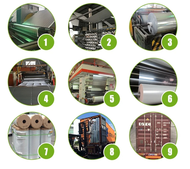 Exhibition Metalized BOPP Film Manufactured by with Customized Paper Core and Heat Sealing
