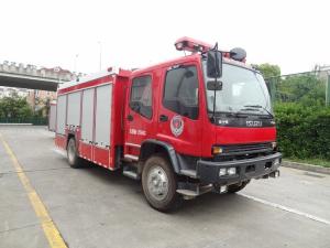 Wholesale ISUZU FVR 6ton Fire Brigade Truck , 4000L Water 2000 Liters Foam Tanker Fire Truck from china suppliers