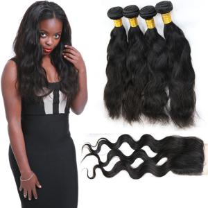 Wholesale 4 Bundles Of Malaysian Virgin Hair Extensions Clean Weft Natural Appearance from china suppliers