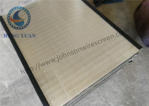 Wholesale Professional Wedge Wire Screen Panels For Coal Washer 0.5mm Slot Size from china suppliers
