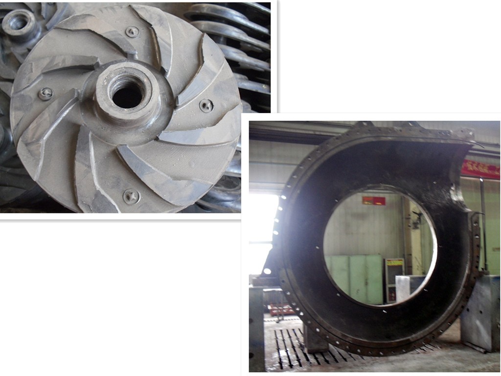 Customized Gravel Suction Pump With Rubber Liners / High Chrome Alloy Liner