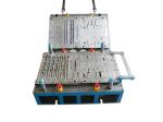 Precision progressive dies for Sony TV set frame of SECC material, high flatness