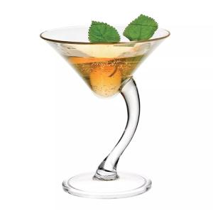 Wholesale Curved Stem Plastic Martini Glasses Bacardi Polycarbonate Cocktail Glasses from china suppliers