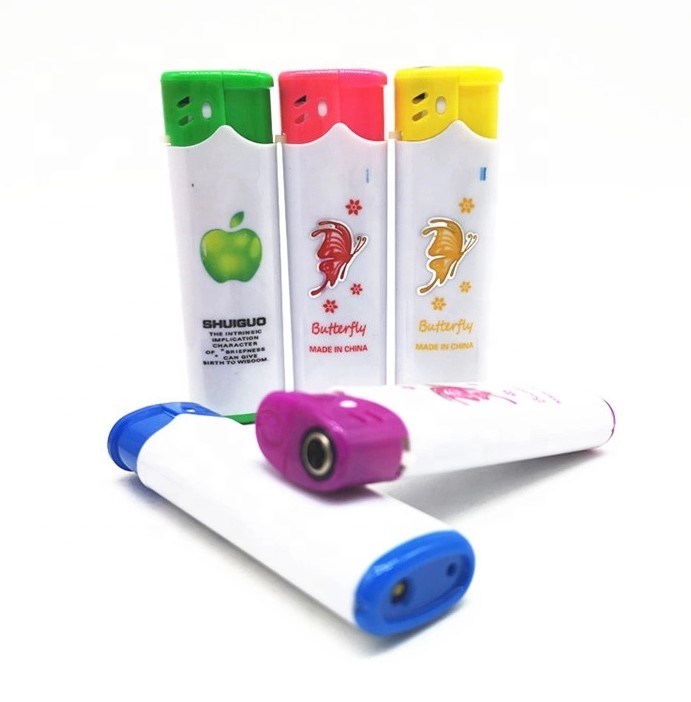 Electronic Plastic Disposable Windproof Lighters Made in China Guizhou