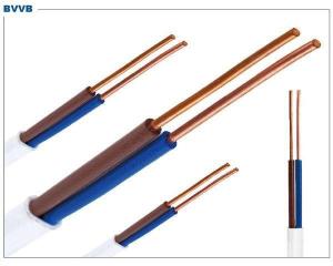Wholesale Low Smoking 2 Cores Cable , 300/300V RVB Cable For Home And Building /PVC Insulated from china suppliers