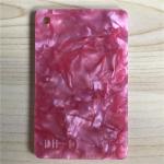 Multifunction Plexiglass Pearl Acrylic Sheets Pink Color 48 X 96 Acrylic Sheet