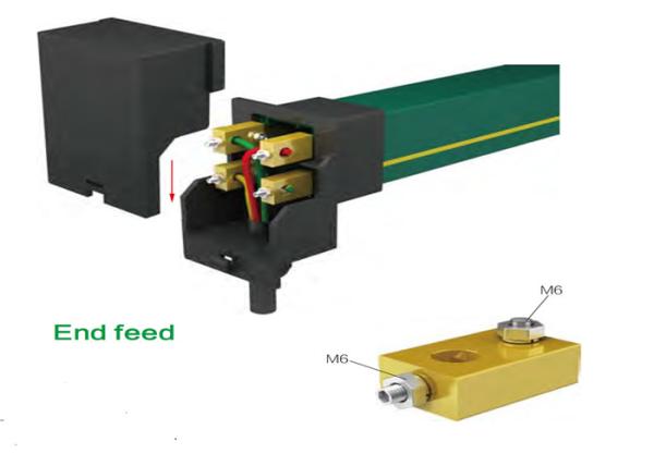 Sliding Line Busbar Overhead Crane Spare Parts Power Pipe Enclosed Conductor