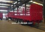 3 Axles Semi Truck And Trailer 50T Semi Trailer Transport