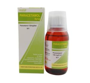 Wholesale GMP Medicine of Paracetamol Syrup 125mg/5ml 100ml BP/USP from china suppliers