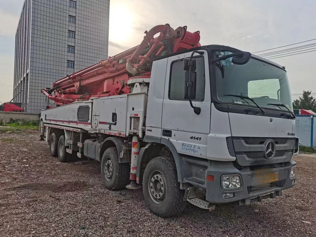 2012 Putzmeister Used Concrete Pump Truck 56m Truck Mounted Pump Mercedes Benz Machine Equipment Construction Machine