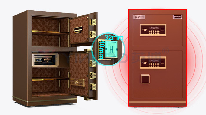 Dual Alarm Smart Electronic Digital Office Safe Box For Security H800mm