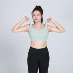U Shaped 4XL Plus Size Sports Bra Full Cup One Piece Breathable Moisture Wicking