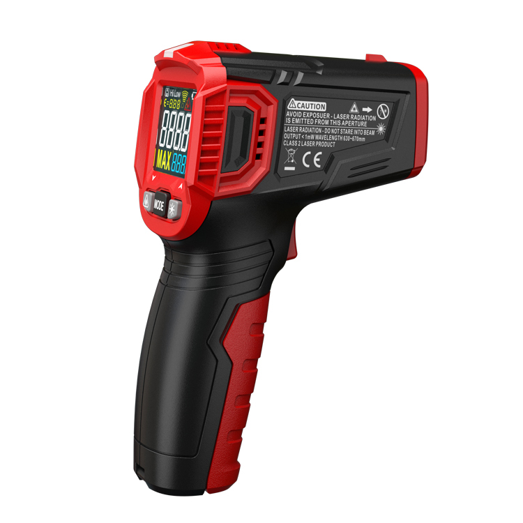 HT650A Non Contact Digital Thermometer , 1.5% Accuracy Handheld Temperature Gun