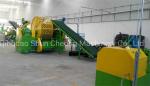 Used Rubber Conveyor Belts Recycling Line / Waste Tire Recycling Machine