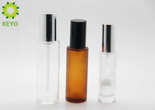 Clear 30ml Face Mist Glass Sprayer Bottle Foundation Cosmetics Packing Pump