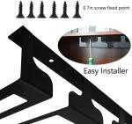 Aluminum Alloy Finish Under Cabinet Stemware Wine Glass Holder Kitchen Storage