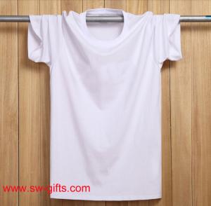 Wholesale Fashion T Shirts Short Sleeve Round Neck Black White Male t-shirt Top Cotton In Stock from china suppliers